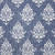 Set of Two 20" Blue And White Damask Cotton Throw Pillows Set of Two 20" Blue And White Damask Cotton Throw Pillows