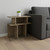 24" Deep Taupe End Table With 6 24" Deep Taupe End Table With 6