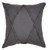 Set of Four 20" Dark Gray Diamond Cotton Throw Pillows Set of Four 20" Dark Gray Diamond Cotton Throw Pillows
