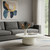 41" Beige Glass Round Pedestal Coffee Table 41" Beige Glass Round Pedestal Coffee Table