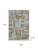 10' X 14' Brown And Beige Abstract Washable Area Rug With UV Protection