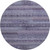 8' Plum And Purple Striped Washable Round Rug With UV Protection