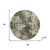 8' Brown And Beige Abstract Washable Round Rug With UV Protection 8' Brown And Beige Abstract Washable Round Rug With UV Protection