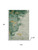 8' X 10' Emerald And Gold Abstract Washable Area Rug With UV Protection 8' X 10' Emerald And Gold Abstract Washable Area Rug With UV Protection