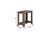 22" Deep Taupe End Table With Shelf 22" Deep Taupe End Table With Shelf