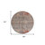 8' Gray Tan And Terra Cotta Round Floral Washable Indoor Outdoor Area Rug