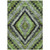 9' X 12' Artichoke Green And Gray Aztec Washable Indoor Outdoor Area Rug 9' X 12' Artichoke Green And Gray Aztec Washable Indoor Outdoor Area Rug