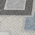 8' Gray Gold And Charcoal Round Geometric Washable Indoor Outdoor Area Rug 8' Gray Gold And Charcoal Round Geometric Washable Indoor Outdoor Area Rug
