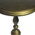24" Brass Aluminum Round Pedestal End Table 24" Brass Aluminum Round Pedestal End Table