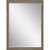 39" Light Brown Framed Accent Mirror 39" Light Brown Framed Accent Mirror