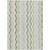5' X 8' Artichoke Green Ivory And Brown Striped Washable Indoor Outdoor Area Rug 5' X 8' Artichoke Green Ivory And Brown Striped Washable Indoor Outdoor Area Rug