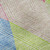 3' X 5' Pink Lime Green And Blue Geometric Washable Area Rug With UV Protection