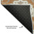5' X 8' Copper Gray And Ivory Damask Washable Area Rug With UV Protection