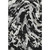 5' X 8' Black Ivory And Gray Abstract Washable Area Rug With UV Protection 5' X 8' Black Ivory And Gray Abstract Washable Area Rug With UV Protection