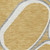 5' X 8' Gold Ivory And Gray Geometric Washable Area Rug With UV Protection 5' X 8' Gold Ivory And Gray Geometric Washable Area Rug With UV Protection