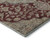 5' X 8' Burgundy Beige And Gray Floral Medallion Washable Area Rug With UV Protection 5' X 8' Burgundy Beige And Gray Floral Medallion Washable Area Rug With UV Protection