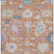 3' X 5' Orange Teal And Pink Floral Washable Area Rug With UV Protection 3' X 5' Orange Teal And Pink Floral Washable Area Rug With UV Protection