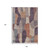 9' X 12' Plum And Copper Abstract Washable Indoor Outdoor Area Rug 9' X 12' Plum And Copper Abstract Washable Indoor Outdoor Area Rug