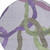 8' Lavender Green And Brown Round Abstract Washable Indoor Outdoor Area Rug 8' Lavender Green And Brown Round Abstract Washable Indoor Outdoor Area Rug