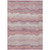 5' X 8' Salmon Peach And Beige Striped Washable Indoor Outdoor Area Rug 5' X 8' Salmon Peach And Beige Striped Washable Indoor Outdoor Area Rug