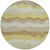 8' Wheat Khaki And Beige Round Striped Washable Indoor Outdoor Area Rug 8' Wheat Khaki And Beige Round Striped Washable Indoor Outdoor Area Rug