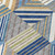 3' X 5' Denim Blue Ivory And Brown Patchwork Washable Indoor Outdoor Area Rug 3' X 5' Denim Blue Ivory And Brown Patchwork Washable Indoor Outdoor Area Rug