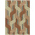 10' X 14' Rust Orange And Wheat Striped Washable Indoor Outdoor Area Rug 10' X 14' Rust Orange And Wheat Striped Washable Indoor Outdoor Area Rug