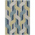 3' X 5' Teal Blue Wheat And Ivory Striped Washable Indoor Outdoor Area Rug 3' X 5' Teal Blue Wheat And Ivory Striped Washable Indoor Outdoor Area Rug