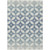 10' X 14' Ivory And Blue Geometric Washable Indoor Outdoor Area Rug 10' X 14' Ivory And Blue Geometric Washable Indoor Outdoor Area Rug