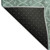 8' Teal And Aqua Geometric Washable Area Rug With UV Protection