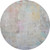8' X 8' Taupe Teal And Purple Abstract Washable Round Rug With UV Protection 8' X 8' Taupe Teal And Purple Abstract Washable Round Rug With UV Protection
