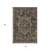 3' X 5' Chocolate Charcoal And Beige Oriental Washable Area Rug With UV Protection 3' X 5' Chocolate Charcoal And Beige Oriental Washable Area Rug With UV Protection