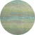8' X 8' Artichoke Green Blue And Copper Striped Washable Round Rug With UV Protection 8' X 8' Artichoke Green Blue And Copper Striped Washable Round Rug With UV Protection