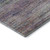 8' Blush Blue And Ivory Striped Washable Area Rug With UV Protection 8' Blush Blue And Ivory Striped Washable Area Rug With UV Protection