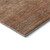 10' X 14' Copper Ivory And Gray Striped Washable Area Rug With UV Protection 10' X 14' Copper Ivory And Gray Striped Washable Area Rug With UV Protection