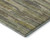 5' X 8' Artichoke Green Copper And Beige Striped Washable Area Rug With UV Protection 5' X 8' Artichoke Green Copper And Beige Striped Washable Area Rug With UV Protection