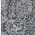 8' Denim Blue Gray And Silver Damask Washable Area Rug With UV Protection 8' Denim Blue Gray And Silver Damask Washable Area Rug With UV Protection