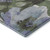 8' X 8' Olive Green Ivory And Lavender Floral Washable Round Rug With UV Protection