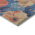 9' X 12' Peach And Blue Floral Washable Area Rug With UV Protection 9' X 12' Peach And Blue Floral Washable Area Rug With UV Protection