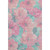 3' X 5' Pink And Teal Floral Washable Area Rug With UV Protection 3' X 5' Pink And Teal Floral Washable Area Rug With UV Protection