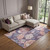 10' X 14' Salmon Gray And Ivory Floral Washable Area Rug With UV Protection 10' X 14' Salmon Gray And Ivory Floral Washable Area Rug With UV Protection