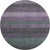 8' X 8' Purple And Olive Green Striped Washable Round Rug With UV Protection 8' X 8' Purple And Olive Green Striped Washable Round Rug With UV Protection