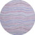8' X 8' Lavender Ivory And Lilac Striped Washable Round Rug With UV Protection 8' X 8' Lavender Ivory And Lilac Striped Washable Round Rug With UV Protection