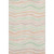 3' X 5' Peach Mint Green And Linen Striped Washable Area Rug With UV Protection 3' X 5' Peach Mint Green And Linen Striped Washable Area Rug With UV Protection