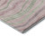 9' X 12' Pink Ivory And Mint Green Striped Washable Area Rug With UV Protection 9' X 12' Pink Ivory And Mint Green Striped Washable Area Rug With UV Protection