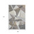 9' X 12' Taupe Ivory And Gray Geometric Washable Area Rug With UV Protection 9' X 12' Taupe Ivory And Gray Geometric Washable Area Rug With UV Protection