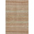 8' X 10' Terra Cotta Gold And Beige Striped Washable Area Rug With UV Protection 8' X 10' Terra Cotta Gold And Beige Striped Washable Area Rug With UV Protection