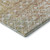 8' X 10' Peach Ivory And Gold Geometric Washable Area Rug With UV Protection 8' X 10' Peach Ivory And Gold Geometric Washable Area Rug With UV Protection