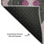 5' X 8' Pink And Charcoal Southwestern Washable Area Rug With UV Protection