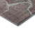 5' X 8' Mauve And Gray Abstract Washable Area Rug With UV Protection